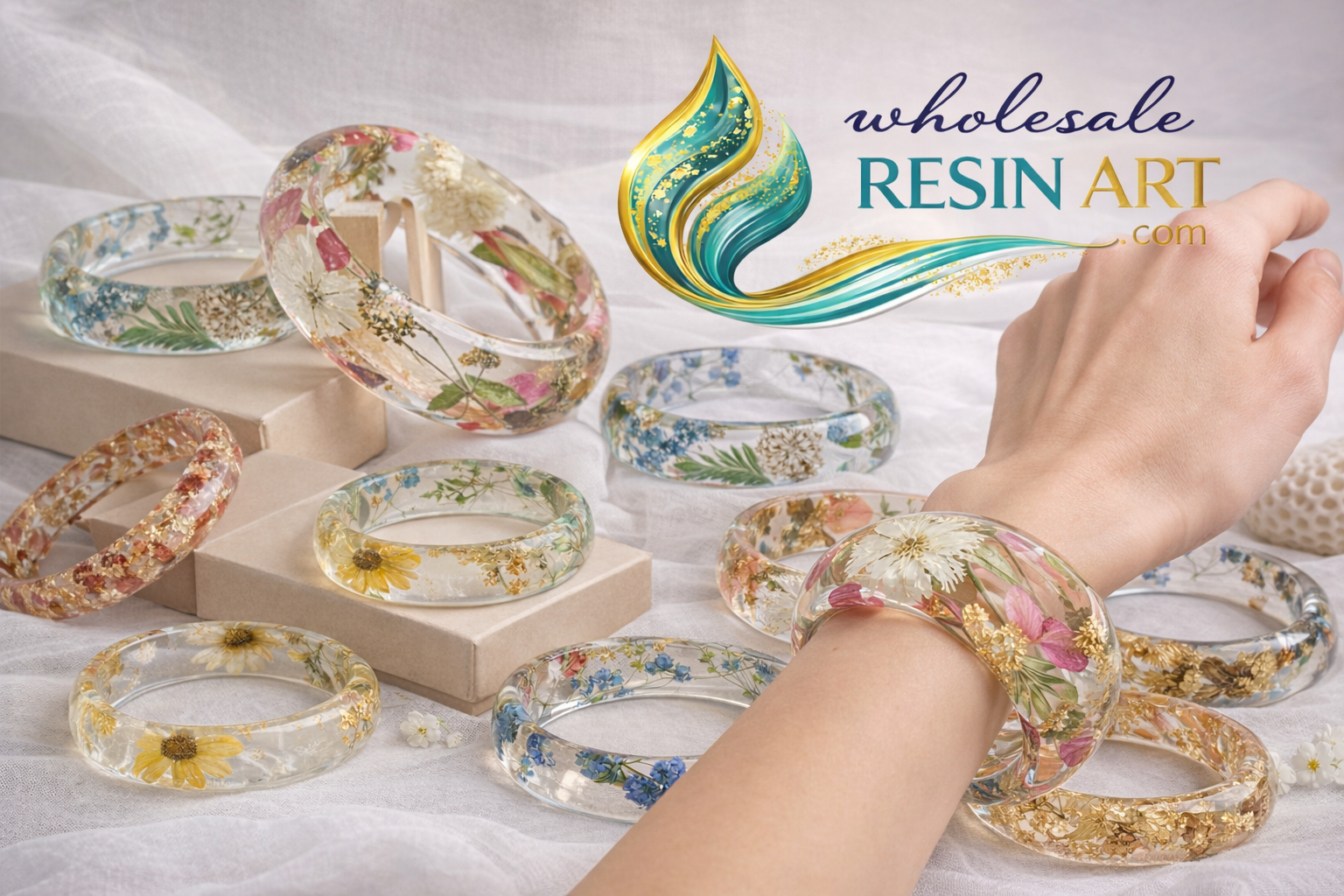 Layered resin pendants